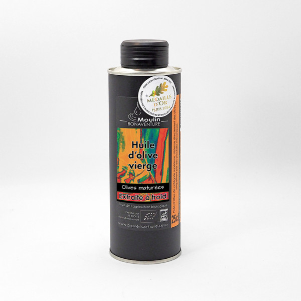 Huile d'olive olives matûrées