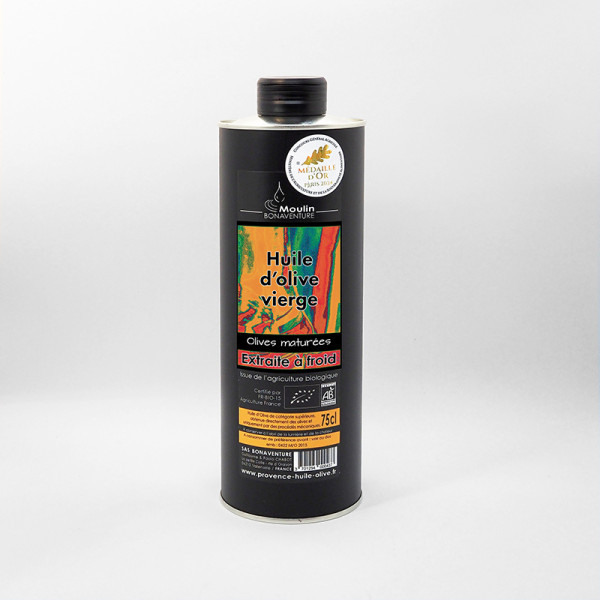 Huile d'olive olives matûrées