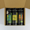 Coffret trois huiles d'olives