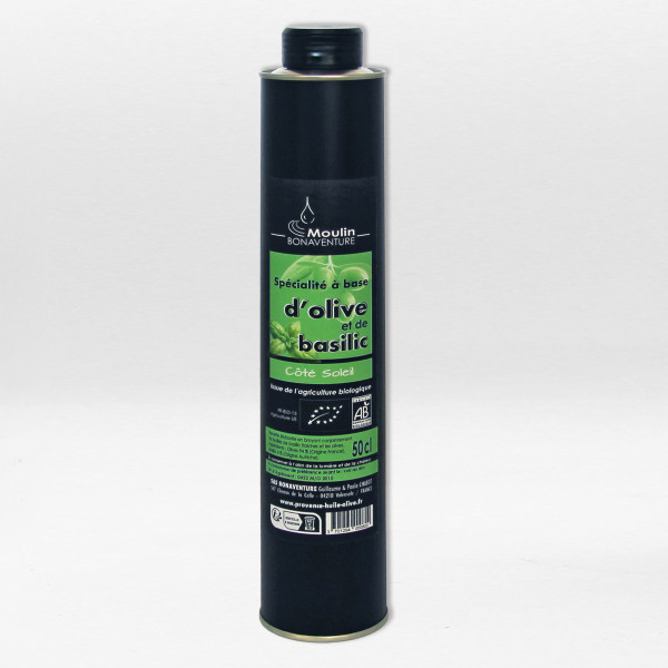 Huile d'olive et basilic (12,70 €)